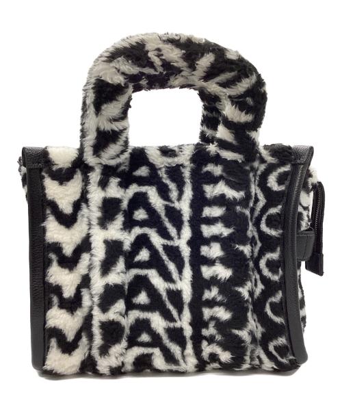 MARC JACOBS（マークジェイコブズ）MARC JACOBS (マークジェイコブス) トートバッグ ブラック×ホワイトの古着・服飾アイテム