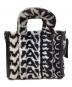MARC JACOBS (マークジェイコブス) トートバッグ ブラック×ホワイト：12000円