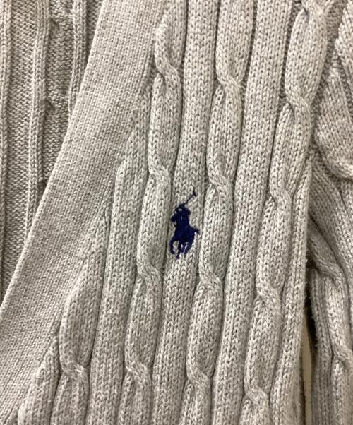 POLO RALPH LAUREN（ポロ・ラルフローレン）POLO RALPH LAUREN (ポロ・ラルフローレン) カーディガン ライトグレー サイズ:Ｌの古着・服飾アイテム