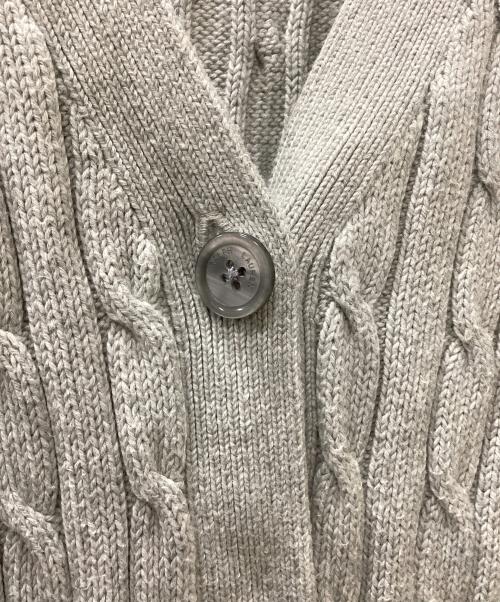 POLO RALPH LAUREN（ポロ・ラルフローレン）POLO RALPH LAUREN (ポロ・ラルフローレン) カーディガン ライトグレー サイズ:Ｌの古着・服飾アイテム