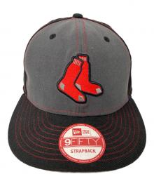 New Era（ニューエラ）の古着「キャップ」｜ブラック×レッド