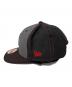 New Era (ニューエラ) キャップ ブラック×レッド：3000円