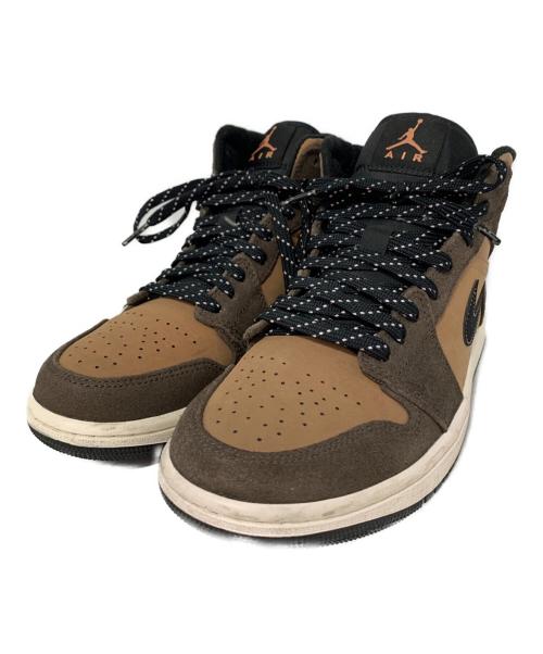 NIKE（ナイキ）NIKE (ナイキ) AIR JORDAN 1 MID SE ブラウン サイズ:25cmの古着・服飾アイテム