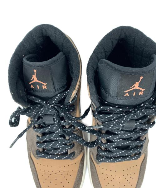 NIKE（ナイキ）NIKE (ナイキ) AIR JORDAN 1 MID SE ブラウン サイズ:25cmの古着・服飾アイテム