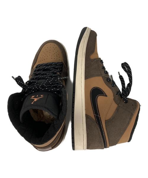 NIKE（ナイキ）NIKE (ナイキ) AIR JORDAN 1 MID SE ブラウン サイズ:25cmの古着・服飾アイテム