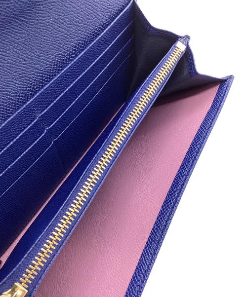 BVLGARI（ブルガリ）BVLGARI (ブルガリ) 長財布 ブルーの古着・服飾アイテム