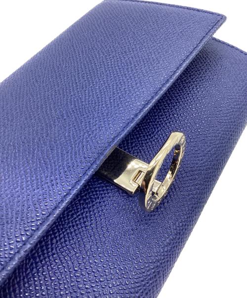 BVLGARI（ブルガリ）BVLGARI (ブルガリ) 長財布 ブルーの古着・服飾アイテム