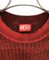 中古・古着 DIESEL (ディーゼル) K-ANDELERO CREWNECK KNIT SHIRT レッド サイズ:M：20000円