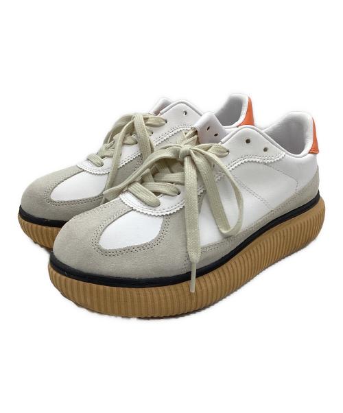 Onitsuka Tiger（オニツカタイガー）Onitsuka Tiger (オニツカタイガー) DELECITY WHITE/HABANERO サイズ:24cmの古着・服飾アイテム