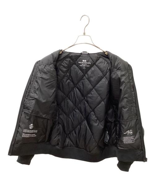 UNIQLO（ユニクロ）UNIQLO (ユニクロ) WHITE MOUNTAINEERING (ホワイトマウンテ二アニング) リサイクルハイブリッドダウンジャケット ブラック サイズ:Mの古着・服飾アイテム