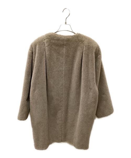 Christian Dior（クリスチャン ディオール）Christian Dior (クリスチャン ディオール) 90'sノーカラーアルパカ混コート ベージュ サイズ:42/8の古着・服飾アイテム