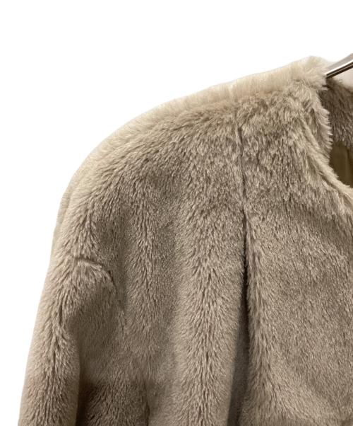 Christian Dior（クリスチャン ディオール）Christian Dior (クリスチャン ディオール) 90'sノーカラーアルパカ混コート ベージュ サイズ:42/8の古着・服飾アイテム