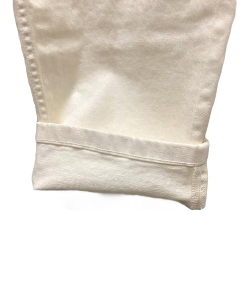 YANUK（ヤヌーク）YANUK (ヤヌーク) ワイドストレート デニムパンツ LILITH ホワイト サイズ:25の古着・服飾アイテム