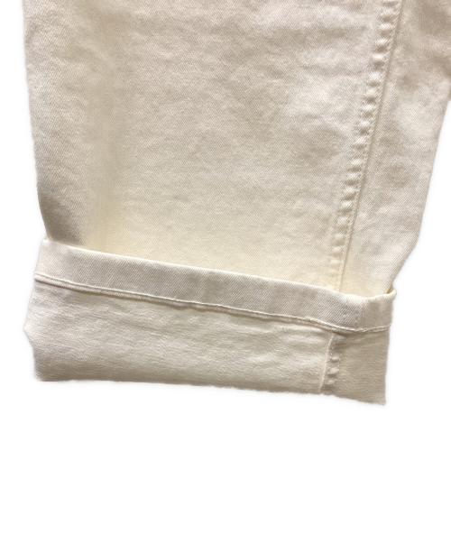 YANUK（ヤヌーク）YANUK (ヤヌーク) ワイドストレート デニムパンツ LILITH ホワイト サイズ:25の古着・服飾アイテム