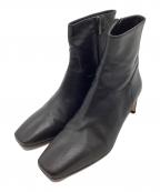 CORSO ROMA 9×BEAUTY&YOUTH別注コルソローマノーヴェ×）の古着「スクエアトゥ ショートブーツ」｜ブラック