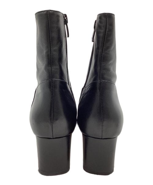 CORSO ROMA 9（コルソローマノーヴェ）CORSO ROMA 9 (コルソローマノーヴェ) BEAUTY&YOUTH別注 スクエアトゥ ショートブーツ ブラック サイズ:36 1/2の古着・服飾アイテム