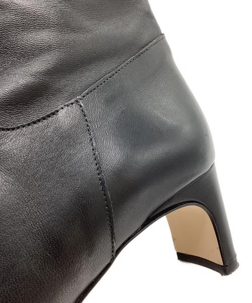 CORSO ROMA 9（コルソローマノーヴェ）CORSO ROMA 9 (コルソローマノーヴェ) BEAUTY&YOUTH別注 スクエアトゥ ショートブーツ ブラック サイズ:36 1/2の古着・服飾アイテム