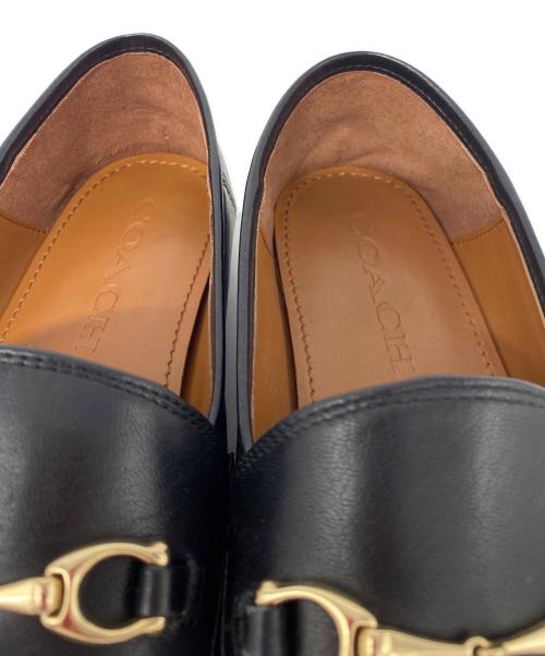 COACH（コーチ）COACH (コーチ) HALEY LEATHER LOAFER ブラック サイズ:23cmの古着・服飾アイテム