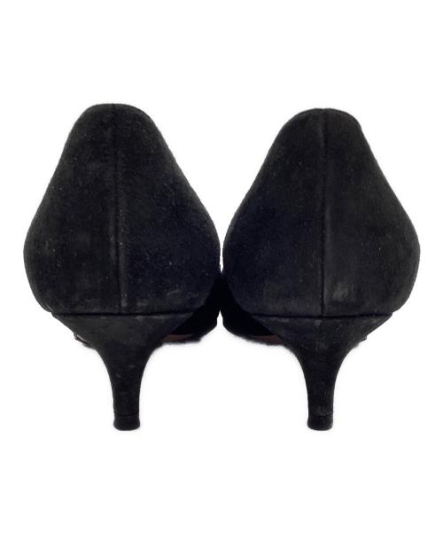 PRADA（プラダ）PRADA (プラダ) ポインテッドトゥパンプス ブラック サイズ:35 1/2の古着・服飾アイテム