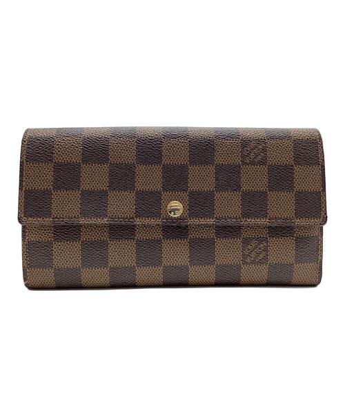 LOUIS VUITTON（ルイ ヴィトン）LOUIS VUITTON (ルイ ヴィトン) ポルトフォイユ・サラ ブラウンの古着・服飾アイテム