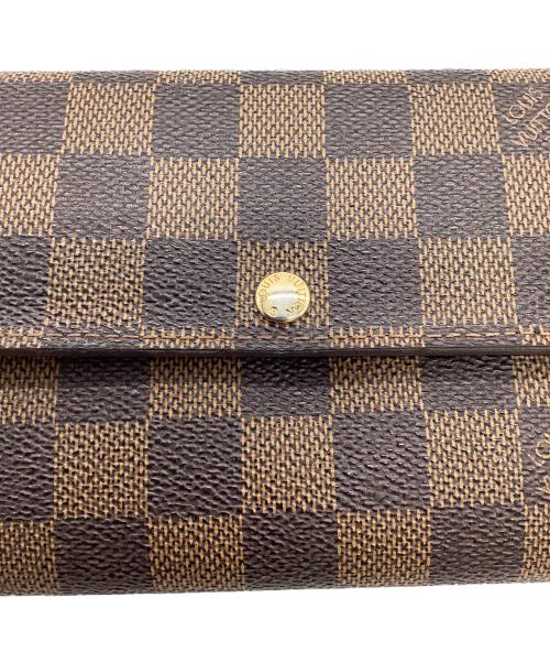 LOUIS VUITTON（ルイ ヴィトン）LOUIS VUITTON (ルイ ヴィトン) ポルトフォイユ・サラ ブラウンの古着・服飾アイテム