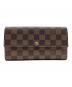 LOUIS VUITTON（ルイ ヴィトン）の古着「ポルトフォイユ・サラ」｜ブラウン