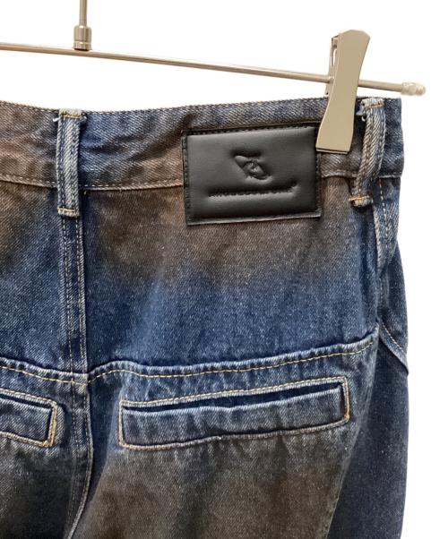 ARGUECULTURE（アルグエカルチャー）ARGUECULTURE (アルグエカルチャー) ワイドレッグデニムパンツ インディゴ サイズ:Sの古着・服飾アイテム