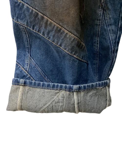 ARGUECULTURE（アルグエカルチャー）ARGUECULTURE (アルグエカルチャー) ワイドレッグデニムパンツ インディゴ サイズ:Sの古着・服飾アイテム