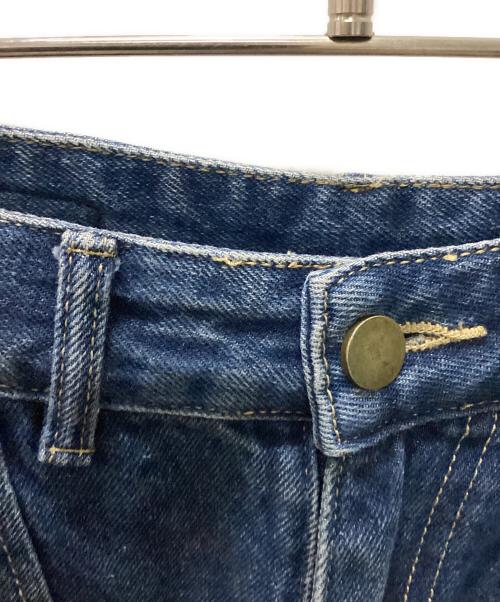 ARGUECULTURE（アルグエカルチャー）ARGUECULTURE (アルグエカルチャー) ワイドレッグデニムパンツ インディゴ サイズ:Sの古着・服飾アイテム