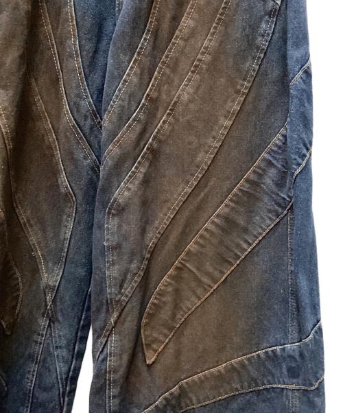 ARGUECULTURE（アルグエカルチャー）ARGUECULTURE (アルグエカルチャー) ワイドレッグデニムパンツ インディゴ サイズ:Sの古着・服飾アイテム