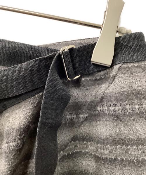 NUMBER (N)INE（ナンバーナイン）NUMBER (N)INE (ナンバーナイン) 本人期　00's カシミヤ混巻きスカート グレー サイズ:MEN'Sの古着・服飾アイテム
