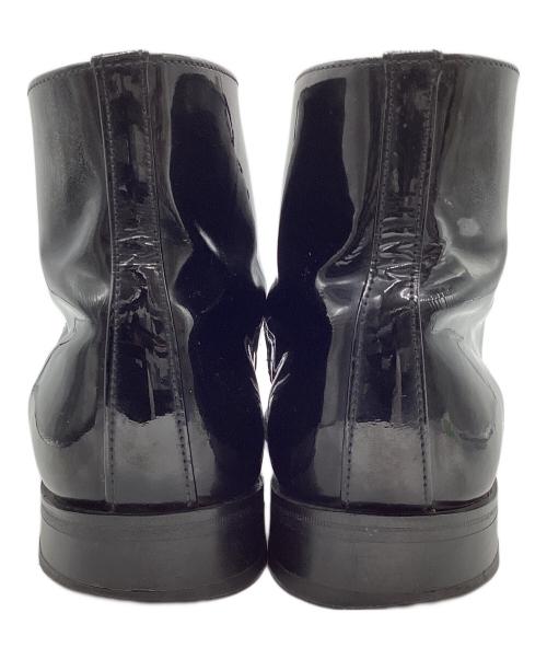 SANDERS（サンダース）SANDERS (サンダース) MILITARY 3 TIE CHUKKA BOOT ブラック サイズ:8の古着・服飾アイテム