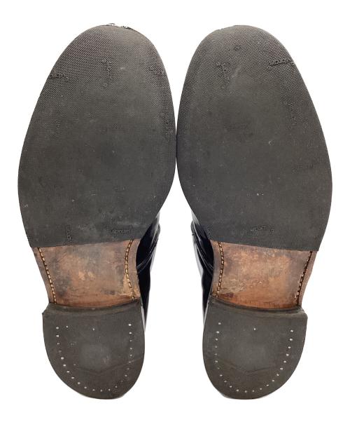 SANDERS（サンダース）SANDERS (サンダース) MILITARY 3 TIE CHUKKA BOOT ブラック サイズ:8の古着・服飾アイテム