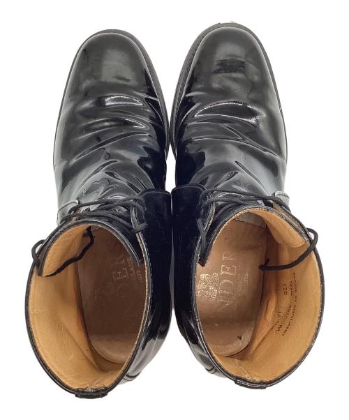 SANDERS（サンダース）SANDERS (サンダース) MILITARY 3 TIE CHUKKA BOOT ブラック サイズ:8の古着・服飾アイテム