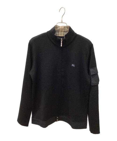 BURBERRY BLUE LABEL（バーバリーロンドンブルーレーベル）BURBERRY BLUE LABEL (バーバリーロンドンブルーレーベル) 厚手ニット ブラック サイズ:2の古着・服飾アイテム