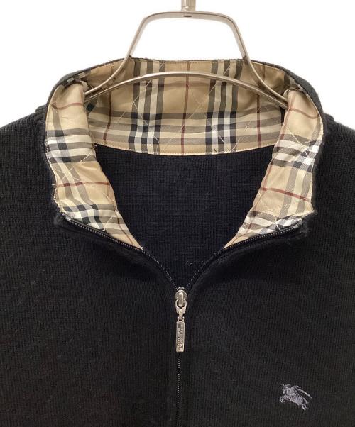BURBERRY BLUE LABEL（バーバリーロンドンブルーレーベル）BURBERRY BLUE LABEL (バーバリーロンドンブルーレーベル) 厚手ニット ブラック サイズ:2の古着・服飾アイテム