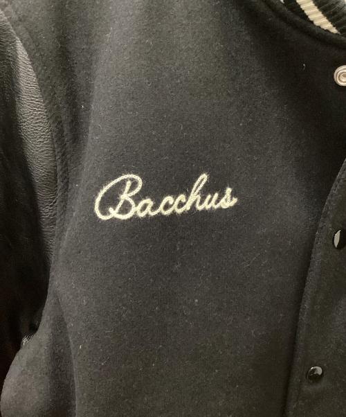 HOUSTON（ヒューストン）HOUSTON (ヒューストン) メルトンアワードジャケット ブラック サイズ:X-LARGEの古着・服飾アイテム