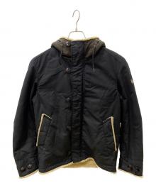 New Era×BRITISH MILLERAIN（ニューエラ×ブリティッシュミラレーン）の古着「コラボジャケット」｜ブラック