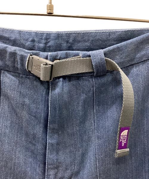 THE NORTH FACE（ザ ノース フェイス）THE NORTH FACE (ザ ノース フェイス) Denim Field Wide Cropped Pants インディゴ サイズ:34の古着・服飾アイテム