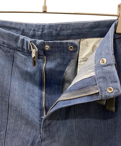 THE NORTH FACE（ザ ノース フェイス）THE NORTH FACE (ザ ノース フェイス) Denim Field Wide Cropped Pants インディゴ サイズ:34の古着・服飾アイテム