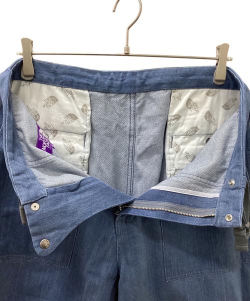 THE NORTH FACE（ザ ノース フェイス）THE NORTH FACE (ザ ノース フェイス) Denim Field Wide Cropped Pants インディゴ サイズ:34の古着・服飾アイテム