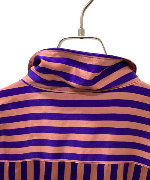 stussy（ステューシー）stussy (ステューシー) 半袖シャツ ピンク×ブルー サイズ:Sの古着・服飾アイテム