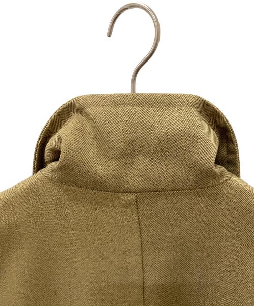 soerte（ソエルテ）soerte (ソエルテ) Oversize double breasted stand collar coat ベージュ サイズ:2の古着・服飾アイテム