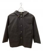 Nobleノーブル）の古着「ウインドプルーフフーデットブルゾン」｜ブラック