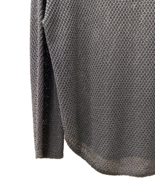Noble（ノーブル）Noble (ノーブル) 薄手ニット グレー サイズ:Freeの古着・服飾アイテム