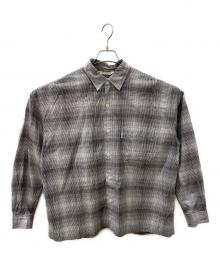 COOTIE PRODUCTIONS（クーティープロダクツ）の古着「Ombre Check L/S Shirt 」｜グレー