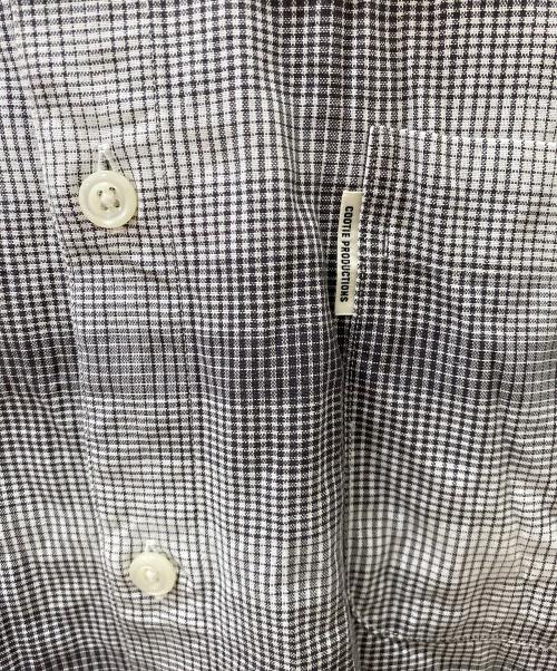 COOTIE PRODUCTIONS（クーティープロダクツ）COOTIE PRODUCTIONS (クーティープロダクツ) Ombre Check L/S Shirt  グレー サイズ:MEDIUMの古着・服飾アイテム
