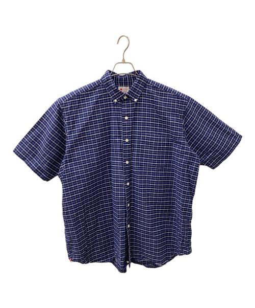 BEAMS（ビームス）BEAMS (ビームス) オリジナル タッターソールチェックシャツ ネイビー×ホワイト サイズ:Mの古着・服飾アイテム