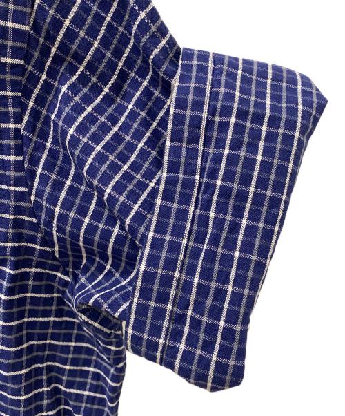 BEAMS（ビームス）BEAMS (ビームス) オリジナル タッターソールチェックシャツ ネイビー×ホワイト サイズ:Mの古着・服飾アイテム