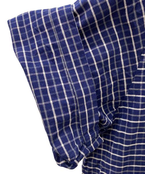 BEAMS（ビームス）BEAMS (ビームス) オリジナル タッターソールチェックシャツ ネイビー×ホワイト サイズ:Mの古着・服飾アイテム
